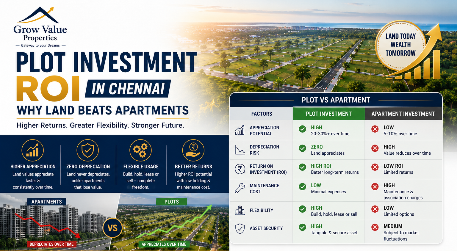 Plot Investment ROI in Chennai